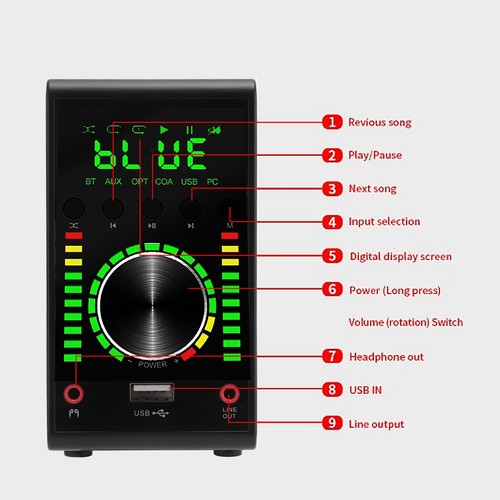 136w bluetooth verstärker - bluetooth, 5.0