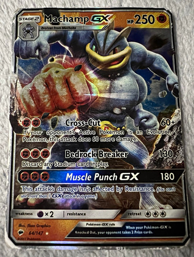 Pokémon tcg machamp 147 - machamp, gx