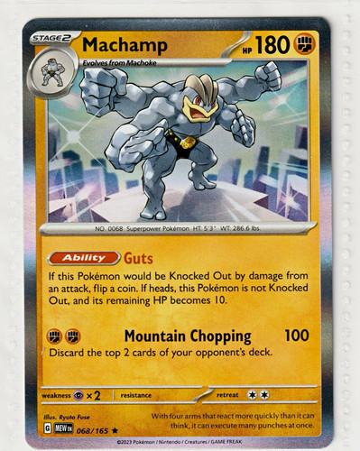 Pokémon karte machamp neu - karte, neu!
