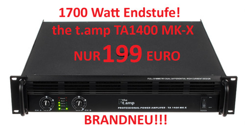 Brandneu 1700 watt - 1700, endstufe